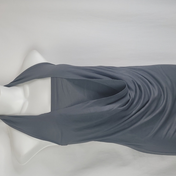 Zara TRF gray body hugging dress sz Med - Picture 2 of 10